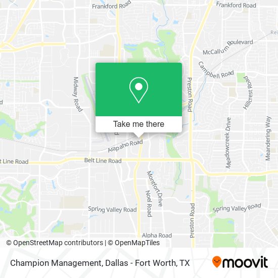 Champion Management map