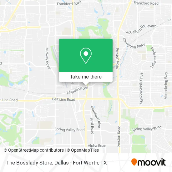 The Bosslady Store map