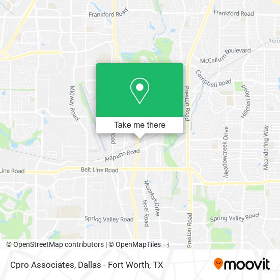 Mapa de Cpro Associates