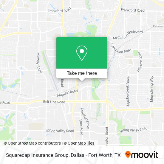 Mapa de Squarecap Insurance Group