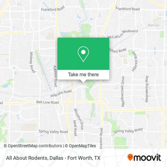 All About Rodents map