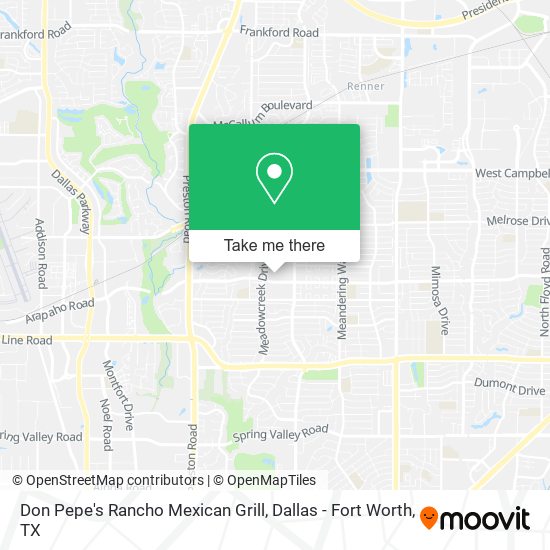 Don Pepe's Rancho Mexican Grill map