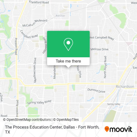 The Process Education Center map