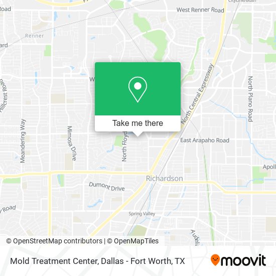 Mapa de Mold Treatment Center