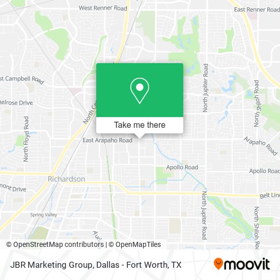 JBR Marketing Group map