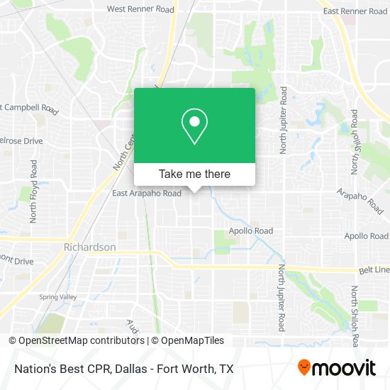 Nation's Best CPR map