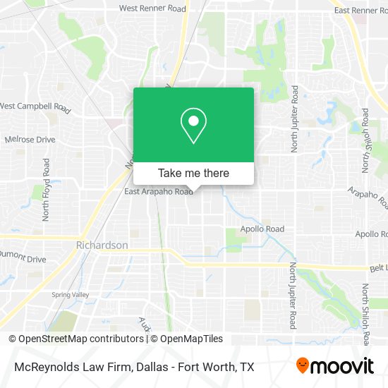 McReynolds Law Firm map