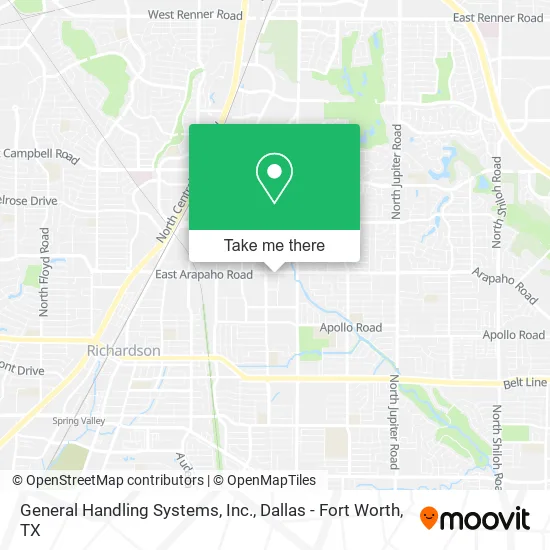 General Handling Systems, Inc. map
