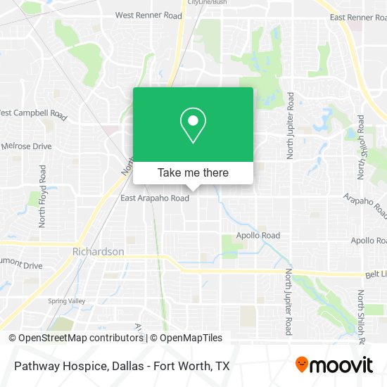 Pathway Hospice map