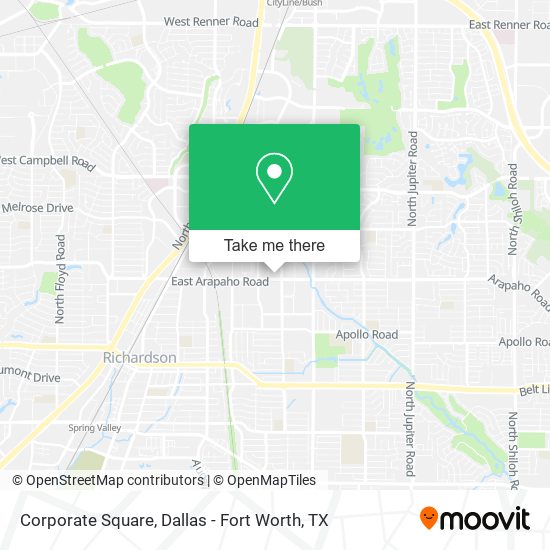 Corporate Square map