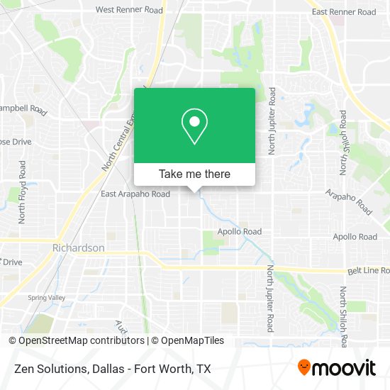 Zen Solutions map