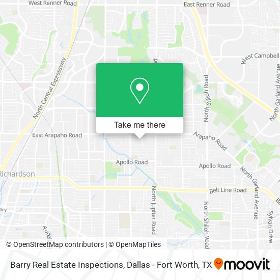 Barry Real Estate Inspections map