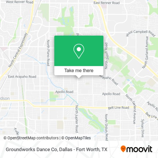 Groundworks Dance Co map