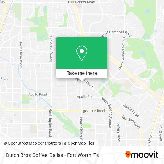 Dutch Bros Coffee map