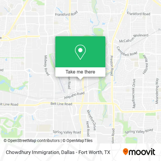Chowdhury Immigration map