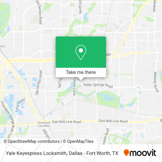 Yale Keyexpress Locksmith map