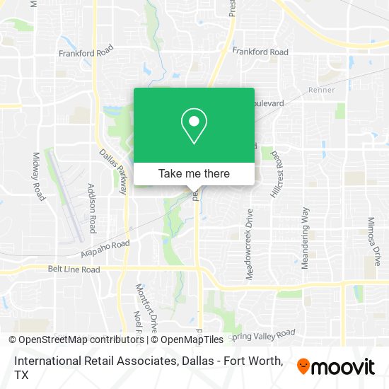 International Retail Associates map