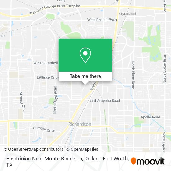 Electrician Near Monte Blaine Ln map
