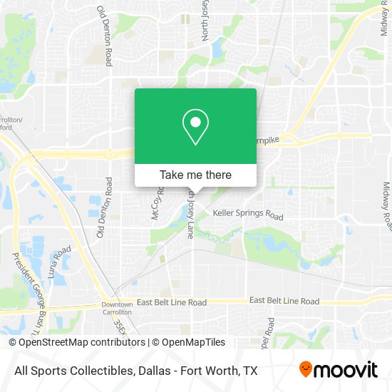 All Sports Collectibles map