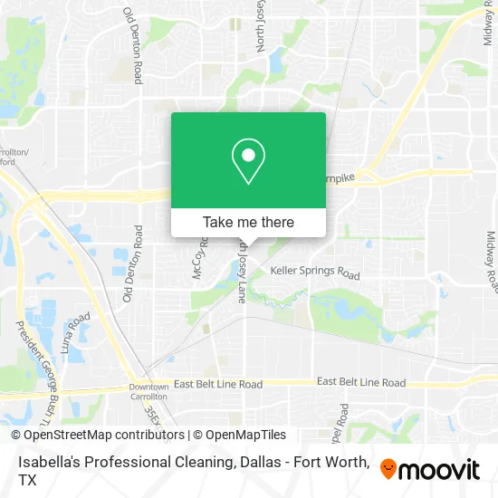 Isabella's Professional Cleaning map