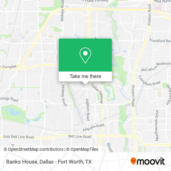 Banks House map