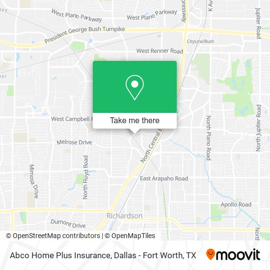 Abco Home Plus Insurance map