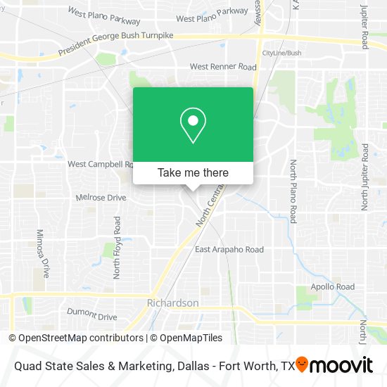 Quad State Sales & Marketing map