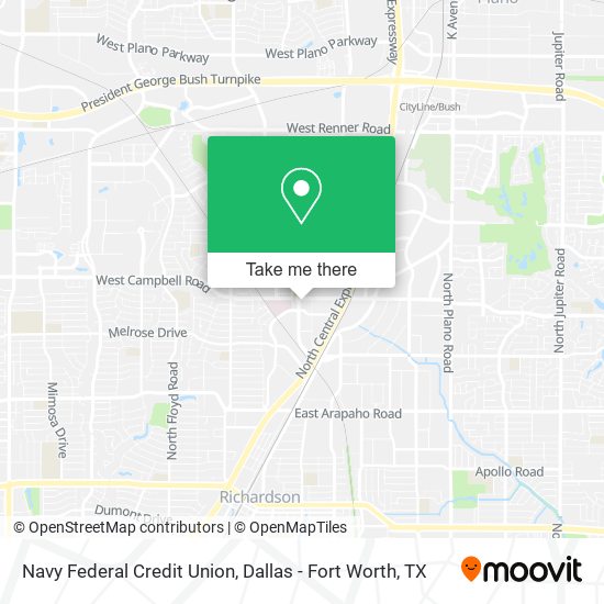 Navy Federal Credit Union map