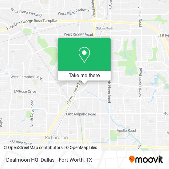 Dealmoon HQ map