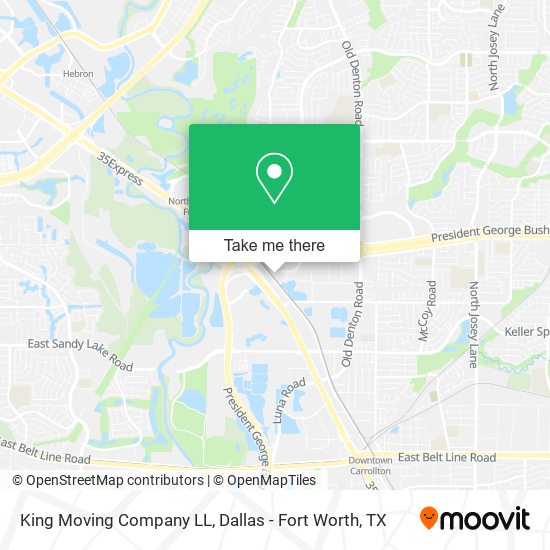 Mapa de King Moving Company LL