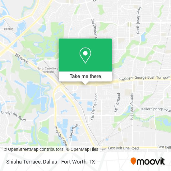Shisha Terrace map