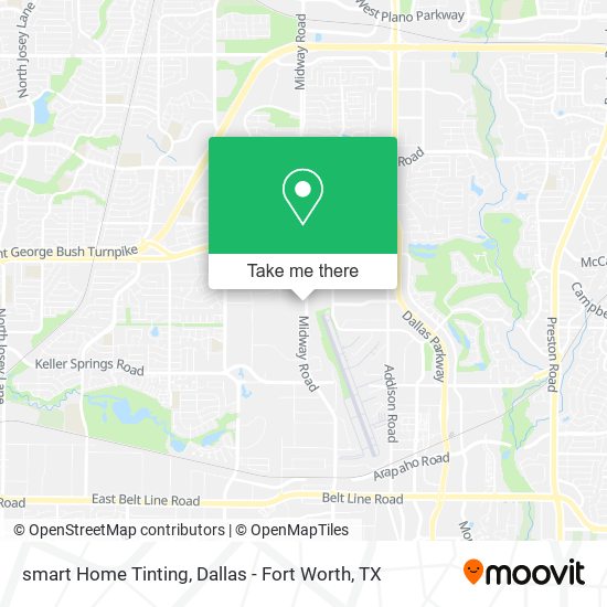 Mapa de smart Home Tinting