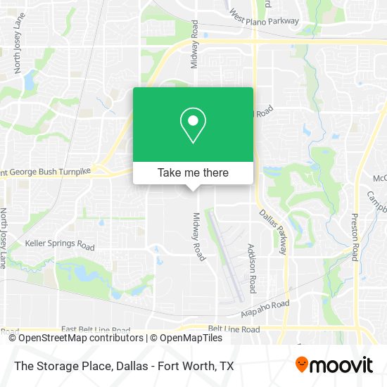 Mapa de The Storage Place