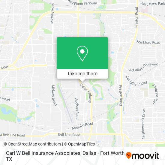 Mapa de Carl W Bell Insurance Associates