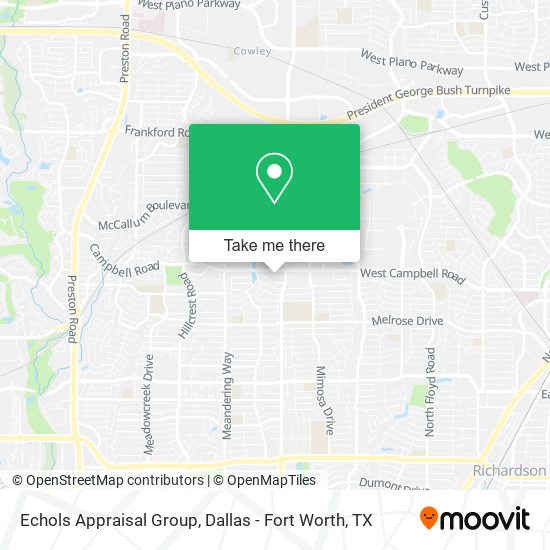 Echols Appraisal Group map