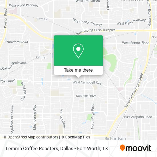 Lemma Coffee Roasters map