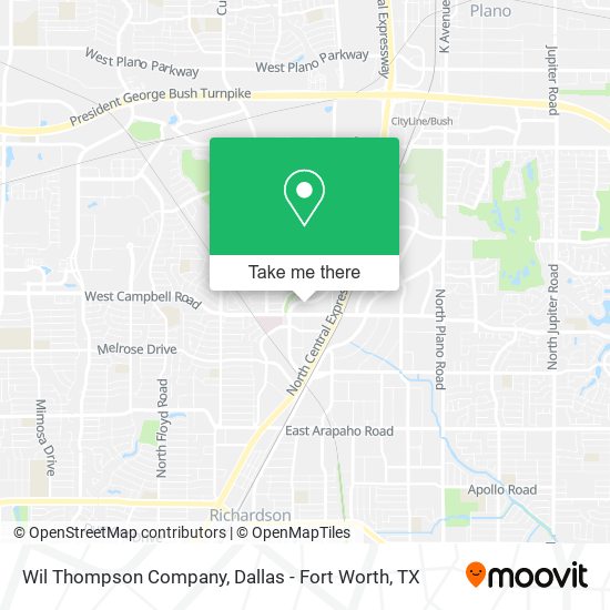 Wil Thompson Company map