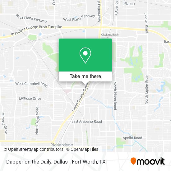 Dapper on the Daily map