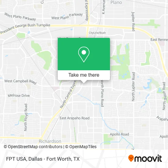 FPT USA map