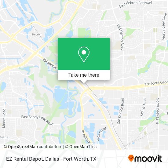 Mapa de EZ Rental Depot