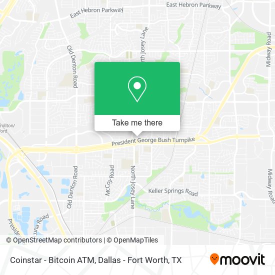 Coinstar - Bitcoin ATM map