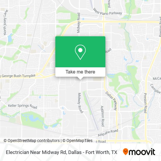 Electrician Near Midway Rd map