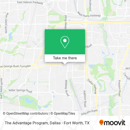 The Advantage Program map