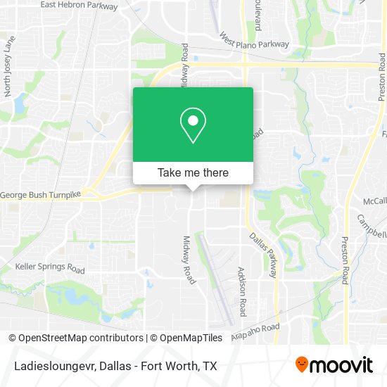 Ladiesloungevr map