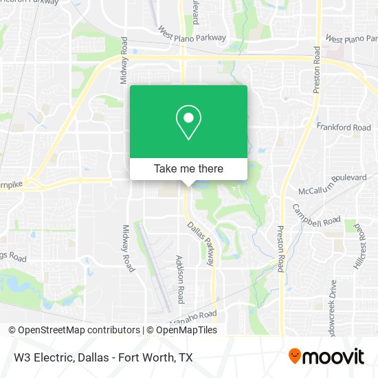 W3 Electric map