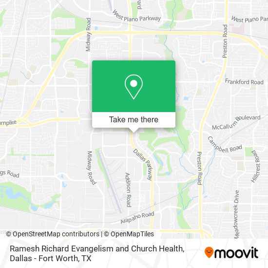 Mapa de Ramesh Richard Evangelism and Church Health