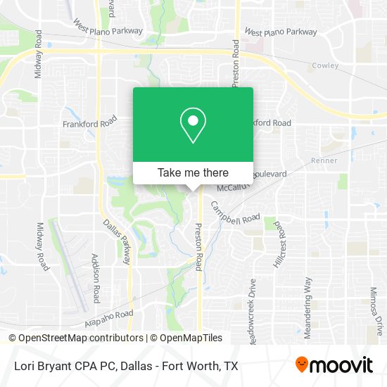 Lori Bryant CPA PC map