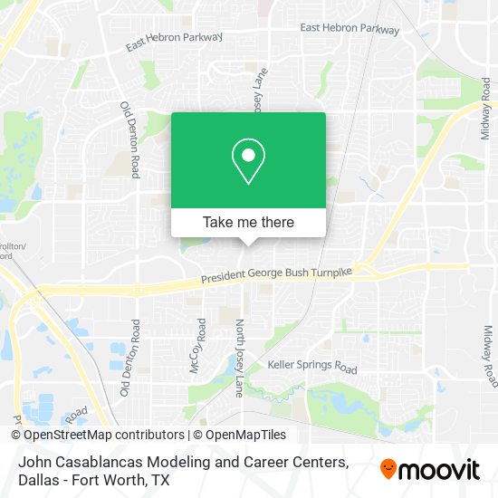 John Casablancas Modeling and Career Centers map