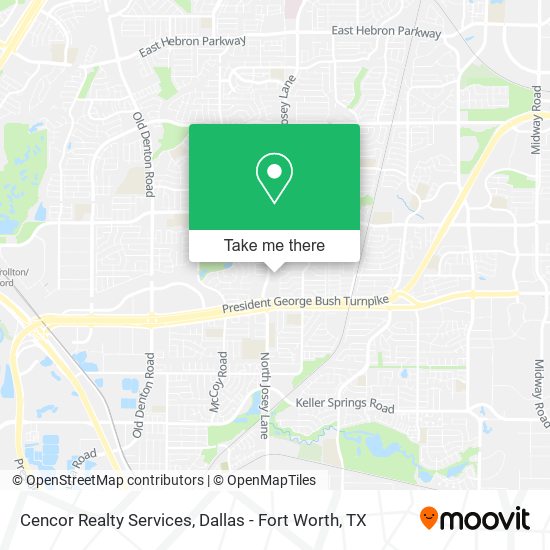 Cencor Realty Services map