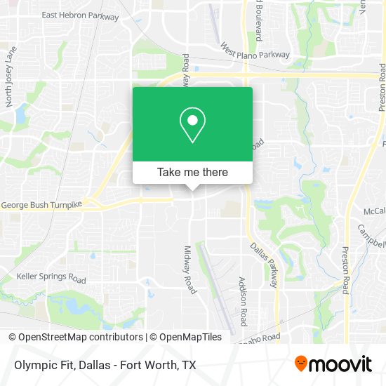 Olympic Fit map